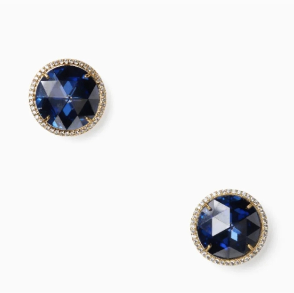 Kate Spade She Has Spark Montana Blue Earrings - Picture 3 of 6